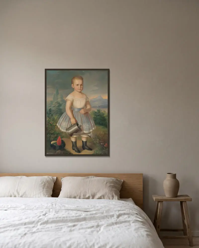 Portret Berco Lokšanský, Peter Michal Bohúň w ramie na ścianie