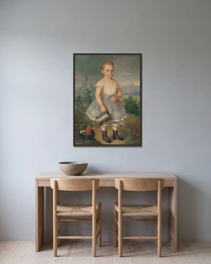 Portret Berco Lokšanský, Peter Michal Bohúň w ramie na ścianie
