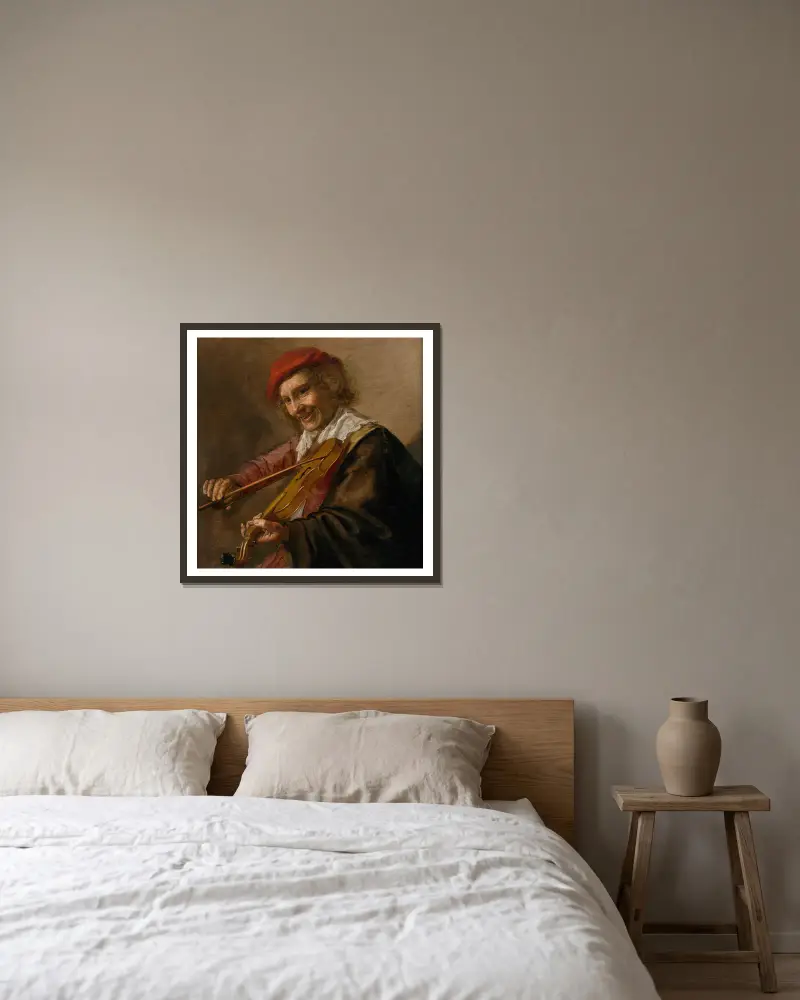 Houslista, Jan Miense Molenaer v rámu na stěně