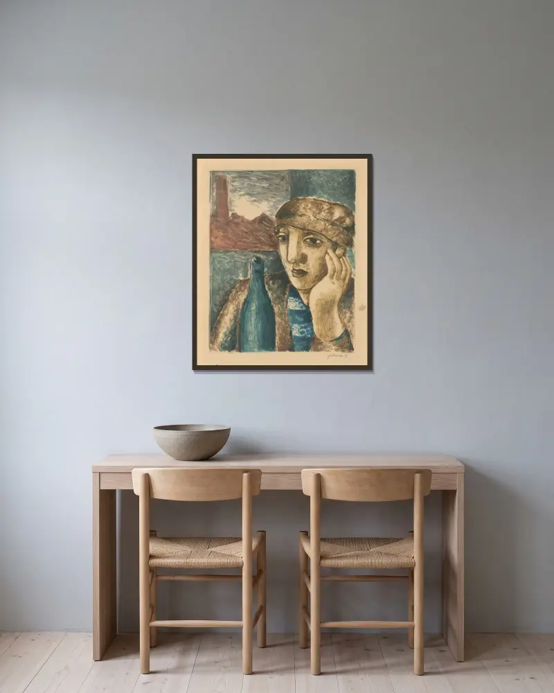 Drunk von Mikuláš Galanda gerahmt an einer Wand
