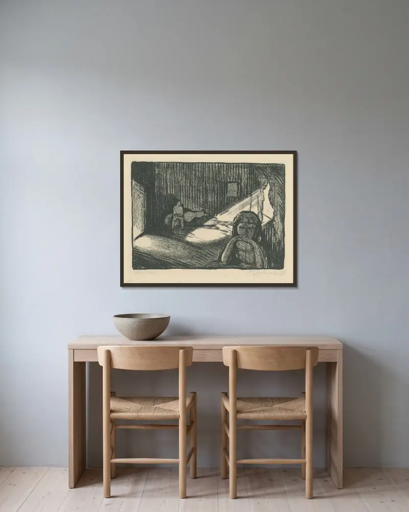 One bedroom apartment von Mikuláš Galanda gerahmt an einer Wand