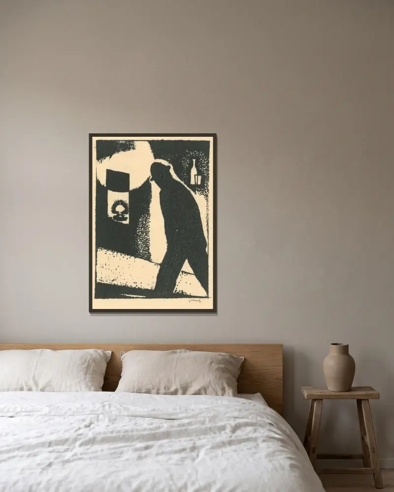 Periphery von Mikuláš Galanda gerahmt an einer Wand