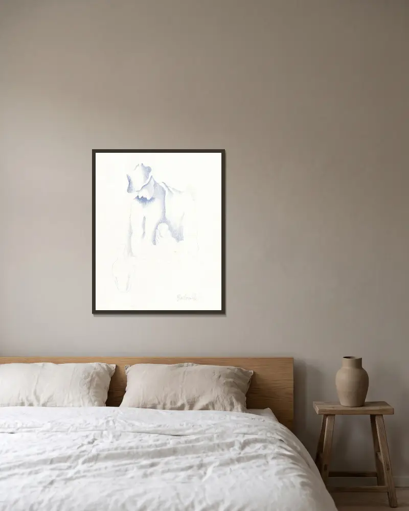 Pijan von Mikuláš Galanda gerahmt an einer Wand