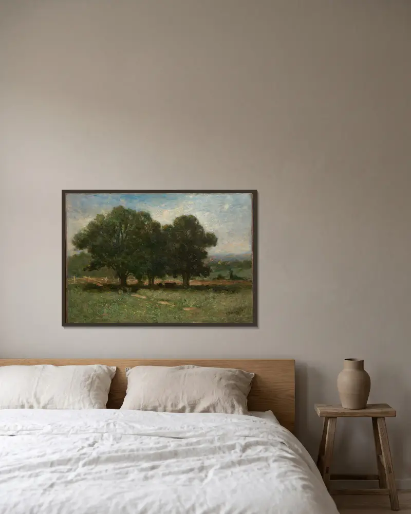 Krajina, Edward Mitchell Bannister v rámu na stěně