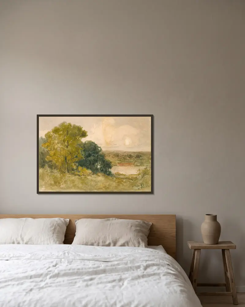 U Seekonku, Edward Mitchell Bannister v rámu na stěně