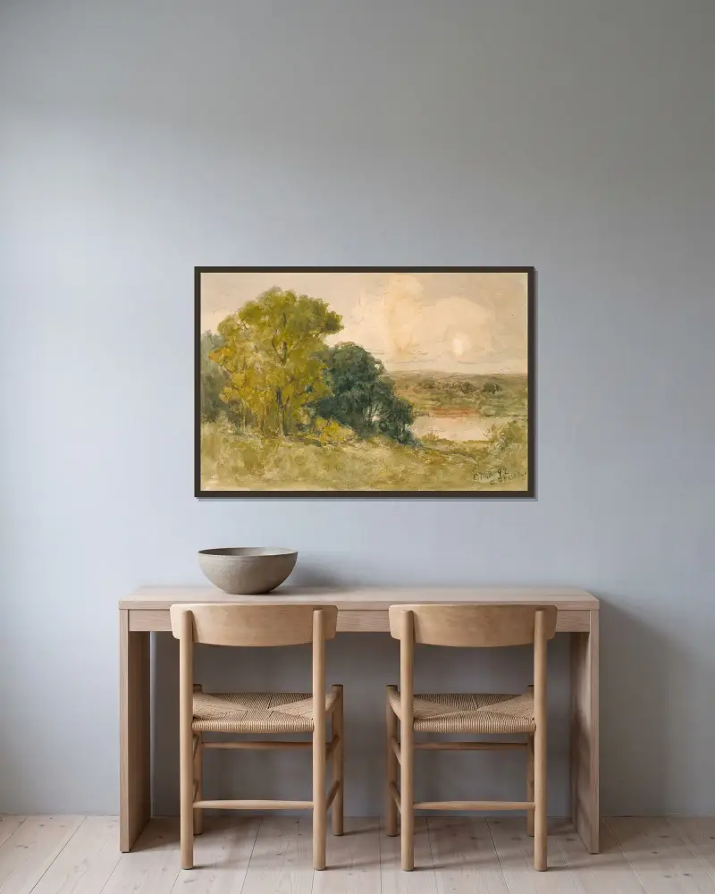 U Seekonku, Edward Mitchell Bannister v rámu na stěně