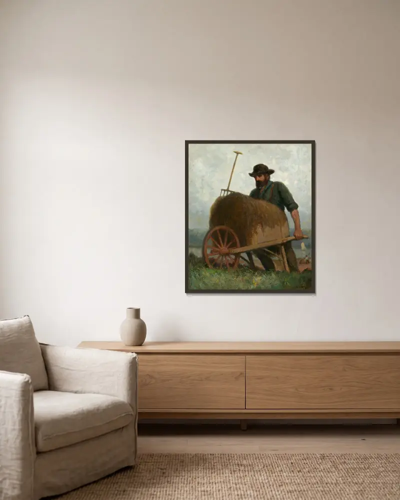 Tangsammer von Edward Mitchell Bannister gerahmt an einer Wand