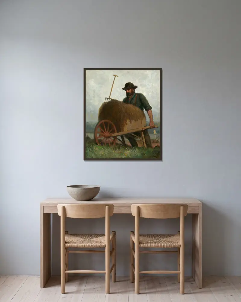 Tangsammer von Edward Mitchell Bannister gerahmt an einer Wand