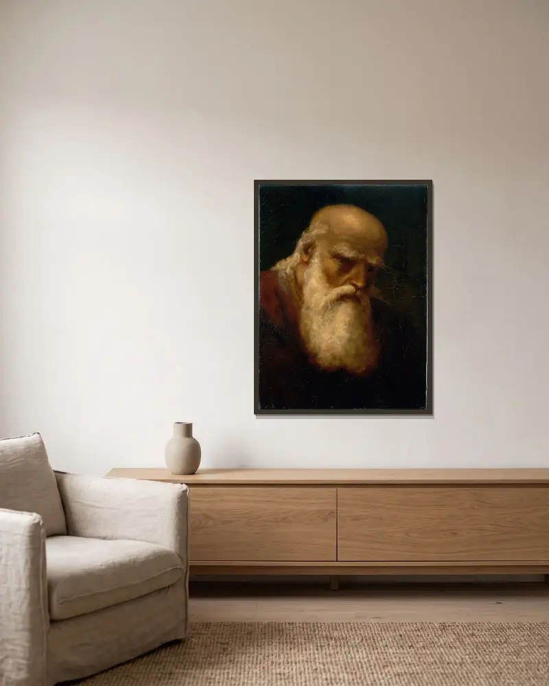 Svatý Lukáš, Edward Mitchell Bannister v rámu na stěně