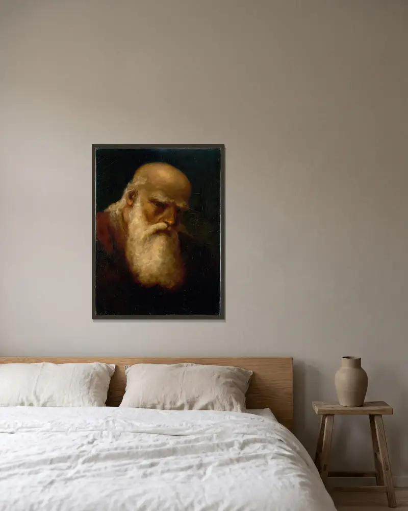 Svatý Lukáš, Edward Mitchell Bannister v rámu na stěně