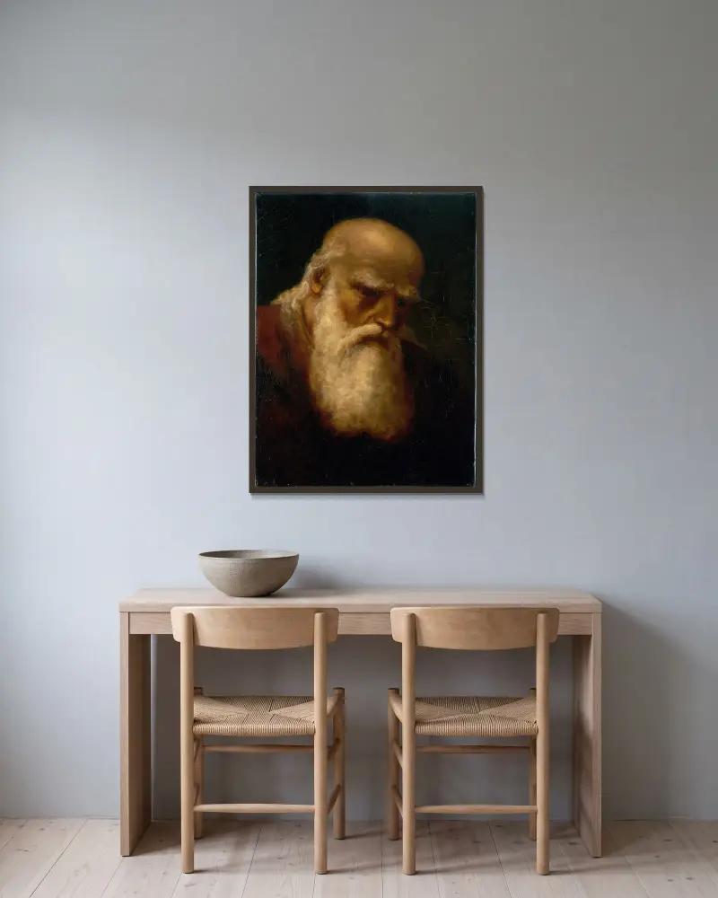 Svatý Lukáš, Edward Mitchell Bannister v rámu na stěně