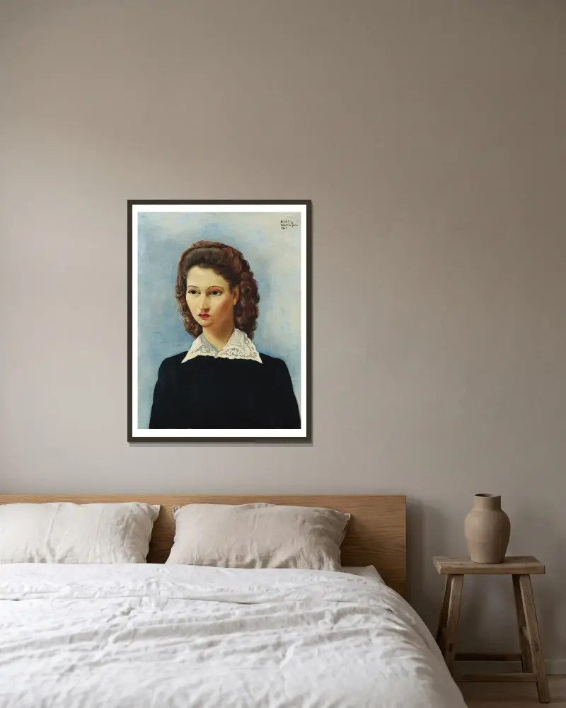 Piękna Brazylijka, Moïse Kisling w ramie na ścianie