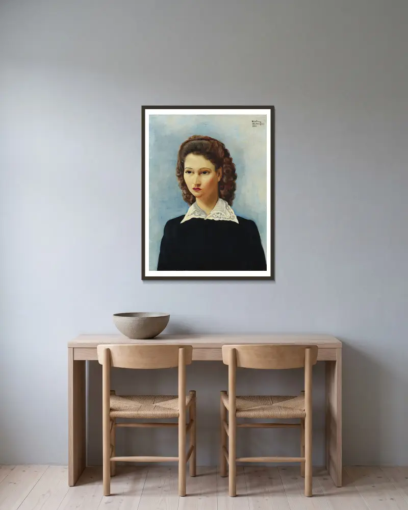 Piękna Brazylijka, Moïse Kisling w ramie na ścianie