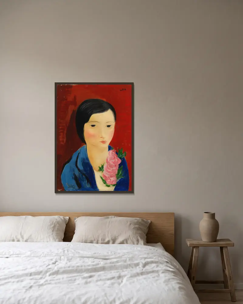 Portrét, Moïse Kisling v rámu na stěně