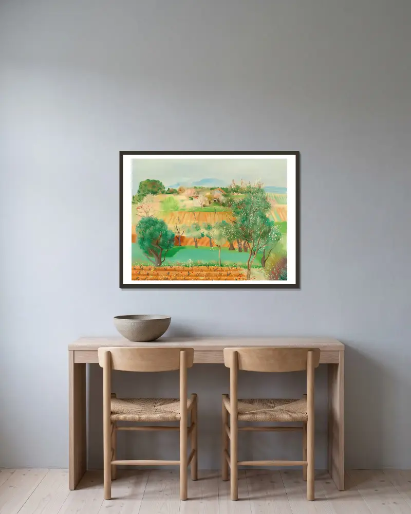 Sanary, Moïse Kisling v rámu na stěně