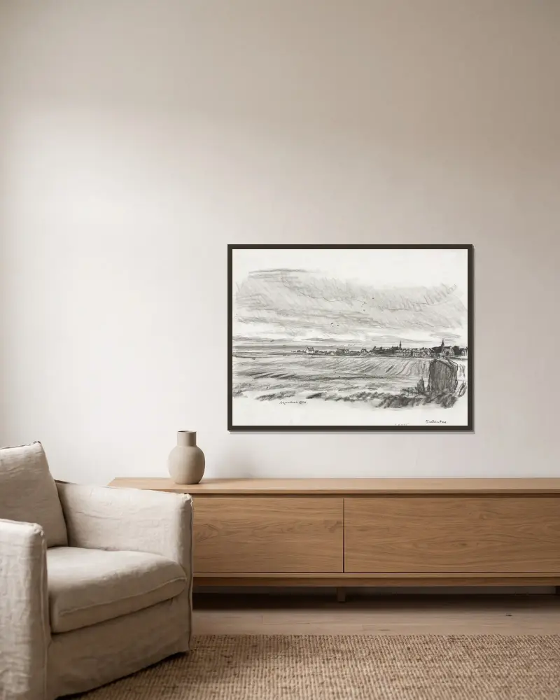 Ballantrae von Muirhead Bone gerahmt an einer Wand