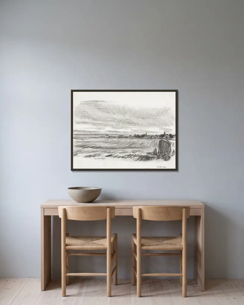 Ballantrae von Muirhead Bone gerahmt an einer Wand