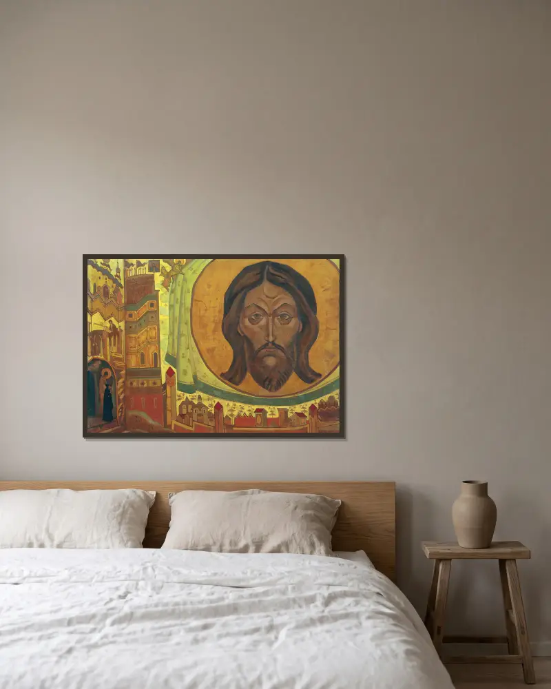 And We See von Nicholas Roerich gerahmt an einer Wand