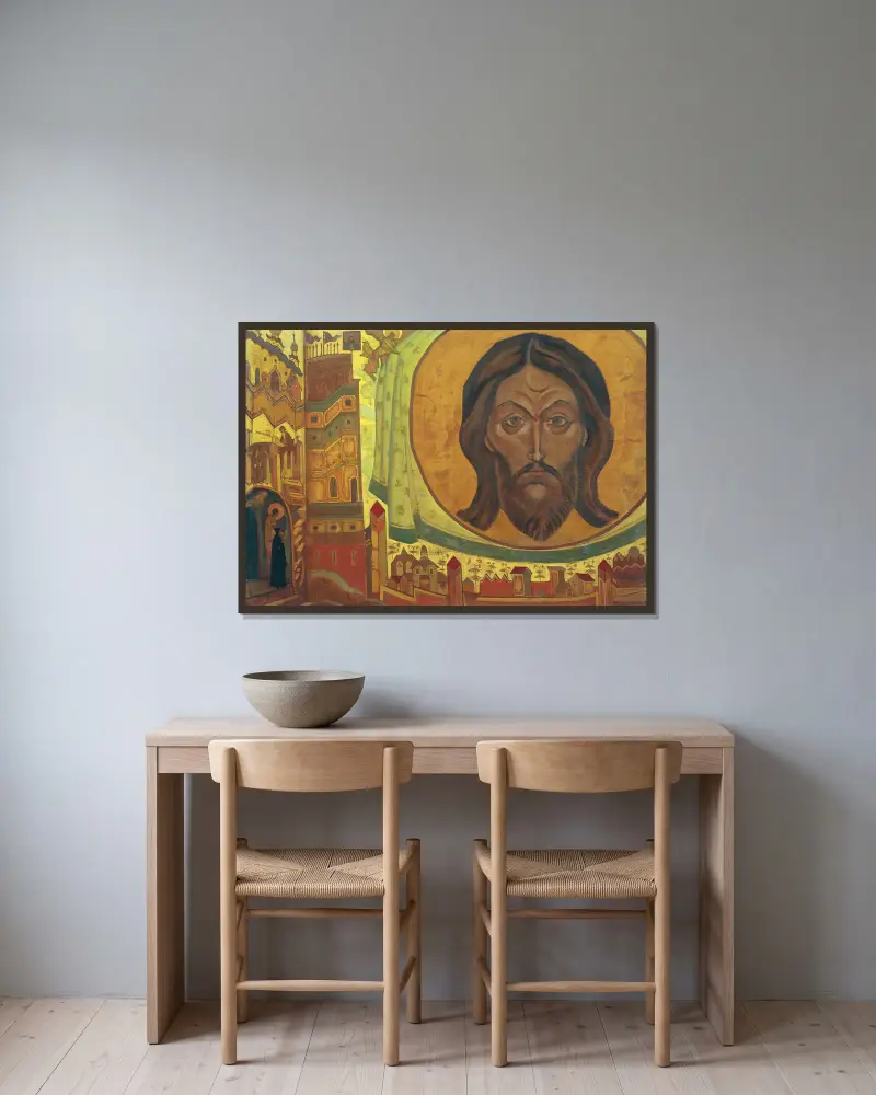 And We See von Nicholas Roerich gerahmt an einer Wand