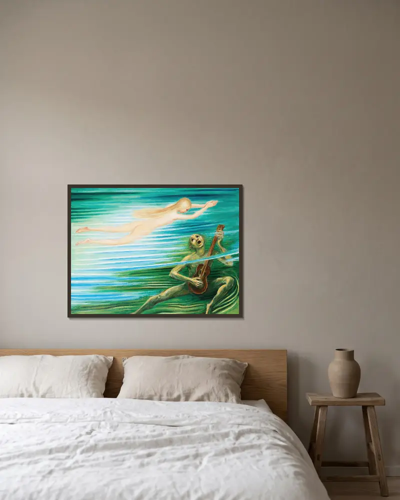 Näcken, Nils Dardel v rámu na stěně