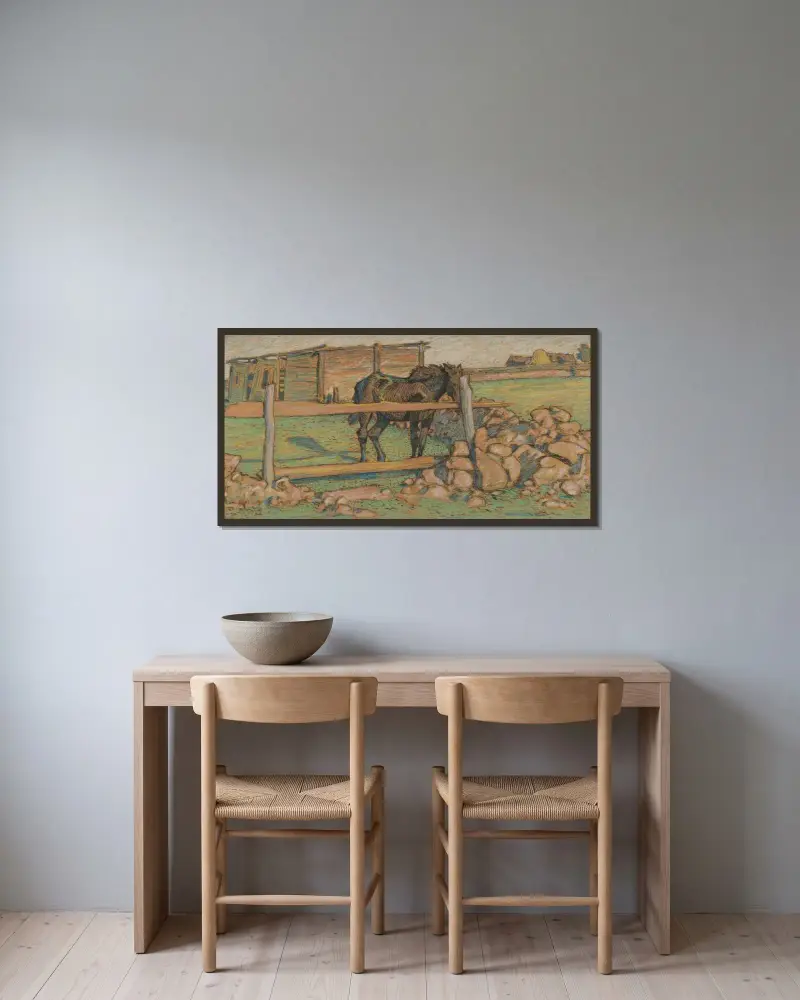 Eingeschlossen von Nils Kreuger gerahmt an einer Wand