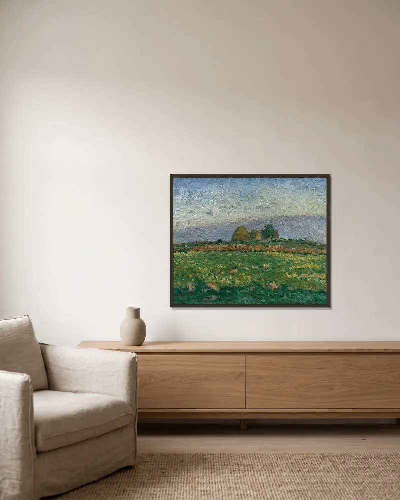 Ruhe von Nils Kreuger gerahmt an einer Wand