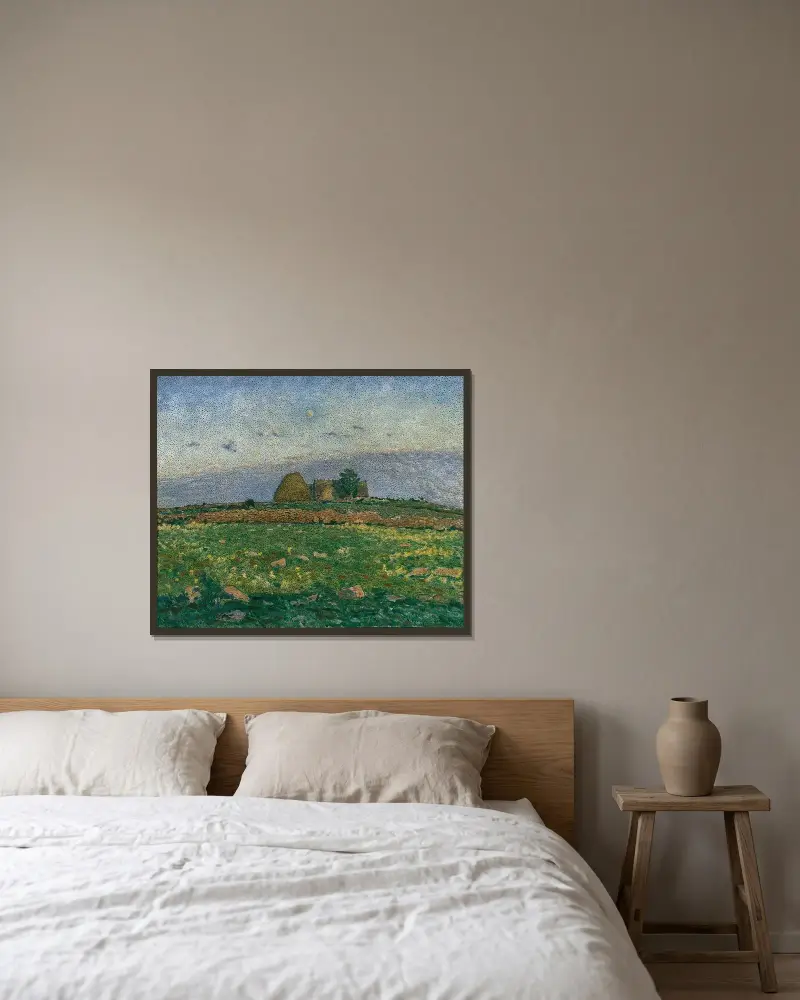 Ruhe von Nils Kreuger gerahmt an einer Wand