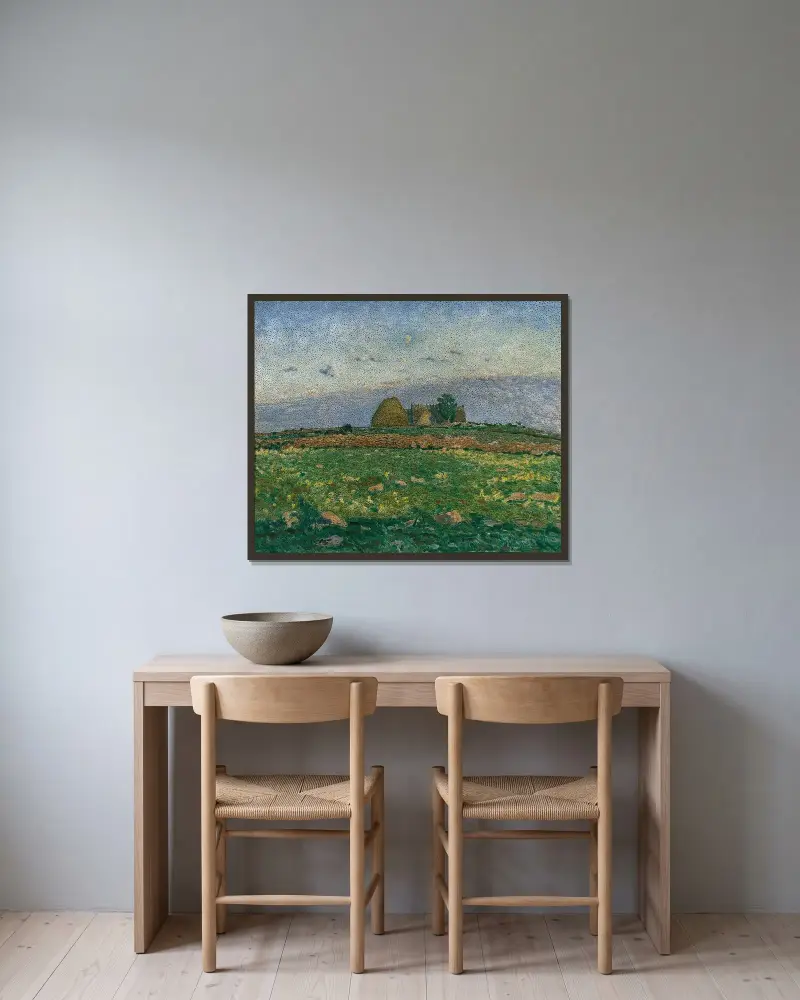 Ruhe von Nils Kreuger gerahmt an einer Wand