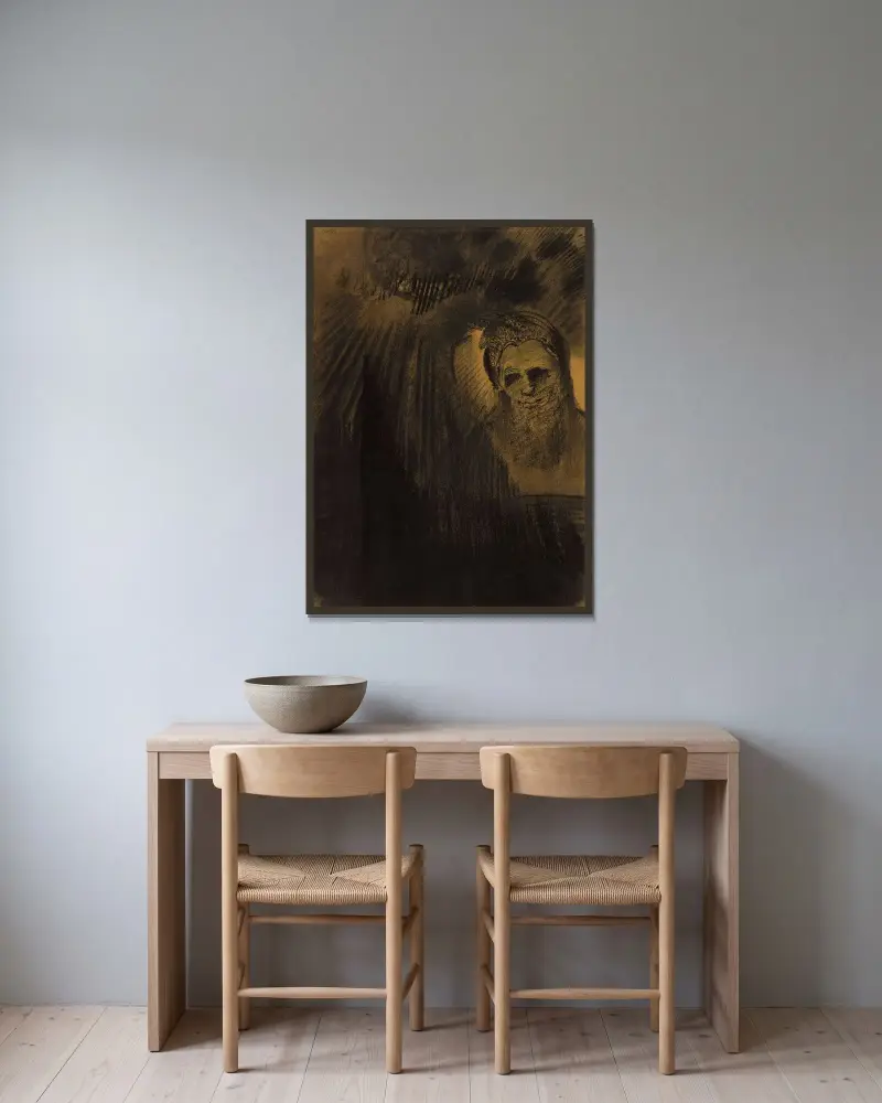 Zjevení, Odilon Redon v rámu na stěně
