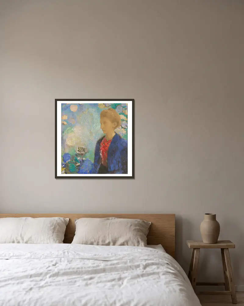 Baronne de Domecy, Odilon Redon w ramie na ścianie