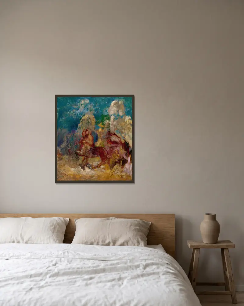 Kentauři, Odilon Redon v rámu na stěně