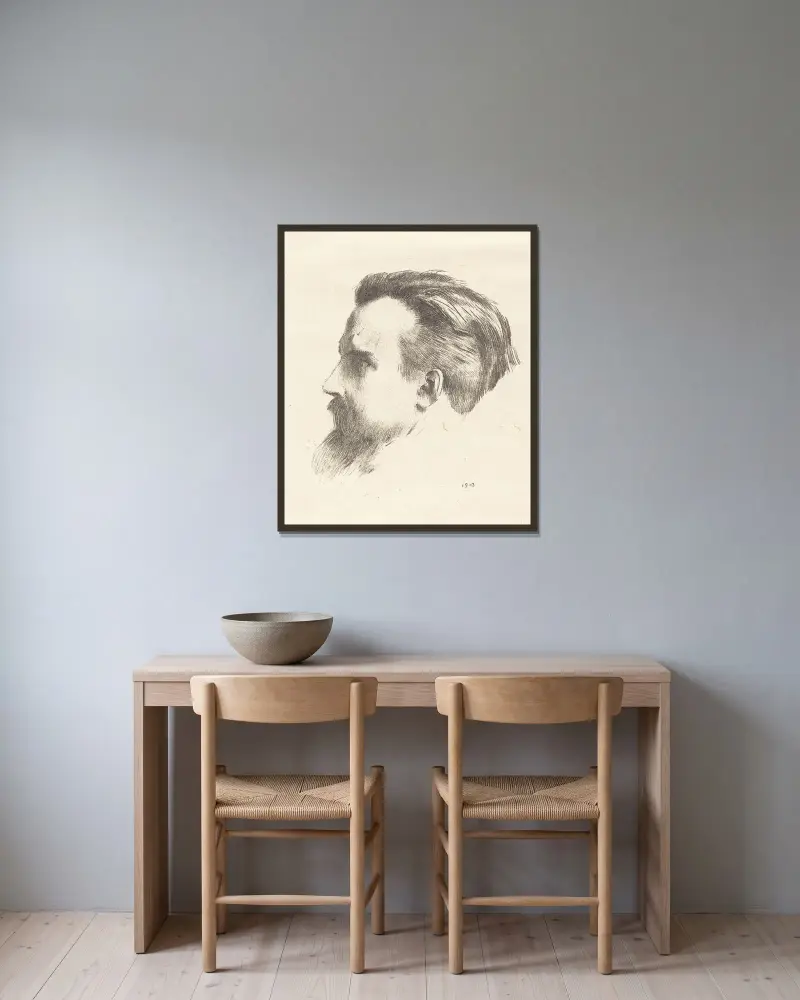 Maurice Denis, 1903 – Nr. 2 von Odilon Redon gerahmt an einer Wand