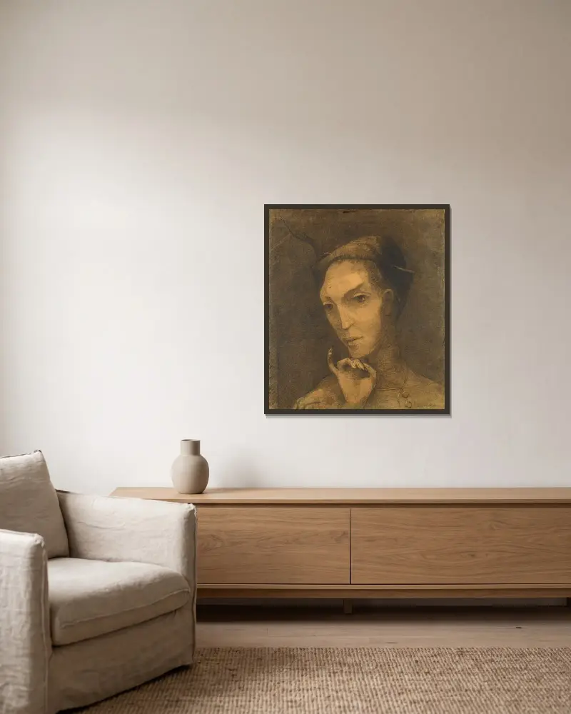Mefistofeles, Odilon Redon v rámu na stěně