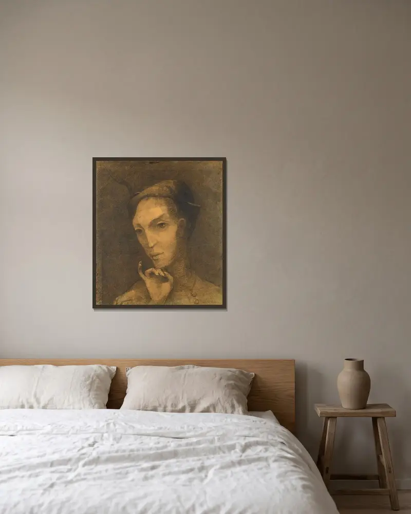 Mefistofeles, Odilon Redon v rámu na stěně