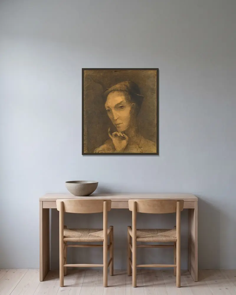 Mefistofeles, Odilon Redon v rámu na stěně