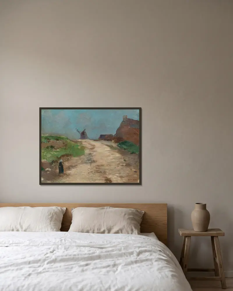 Morgat, Odilon Redon w ramie na ścianie