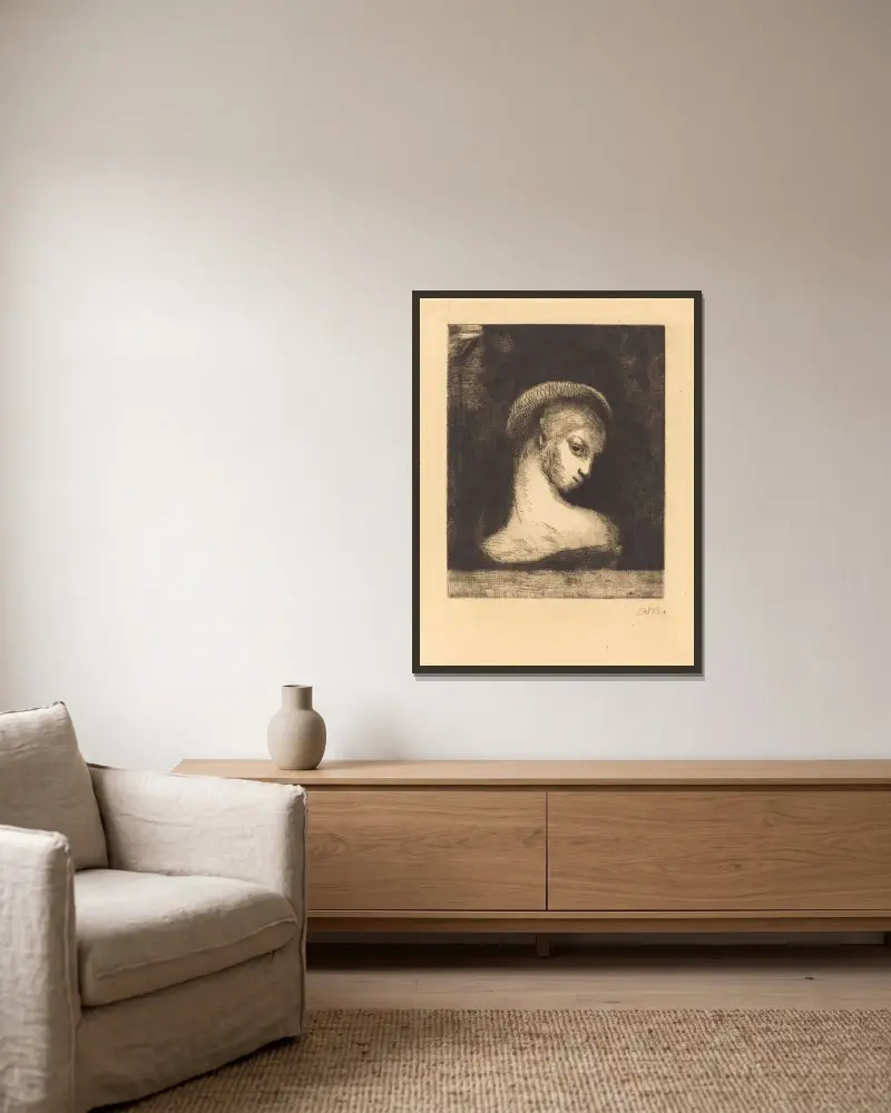 Perversita, Odilon Redon v rámu na stěně