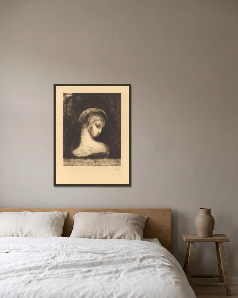 Perversita, Odilon Redon v rámu na stěně