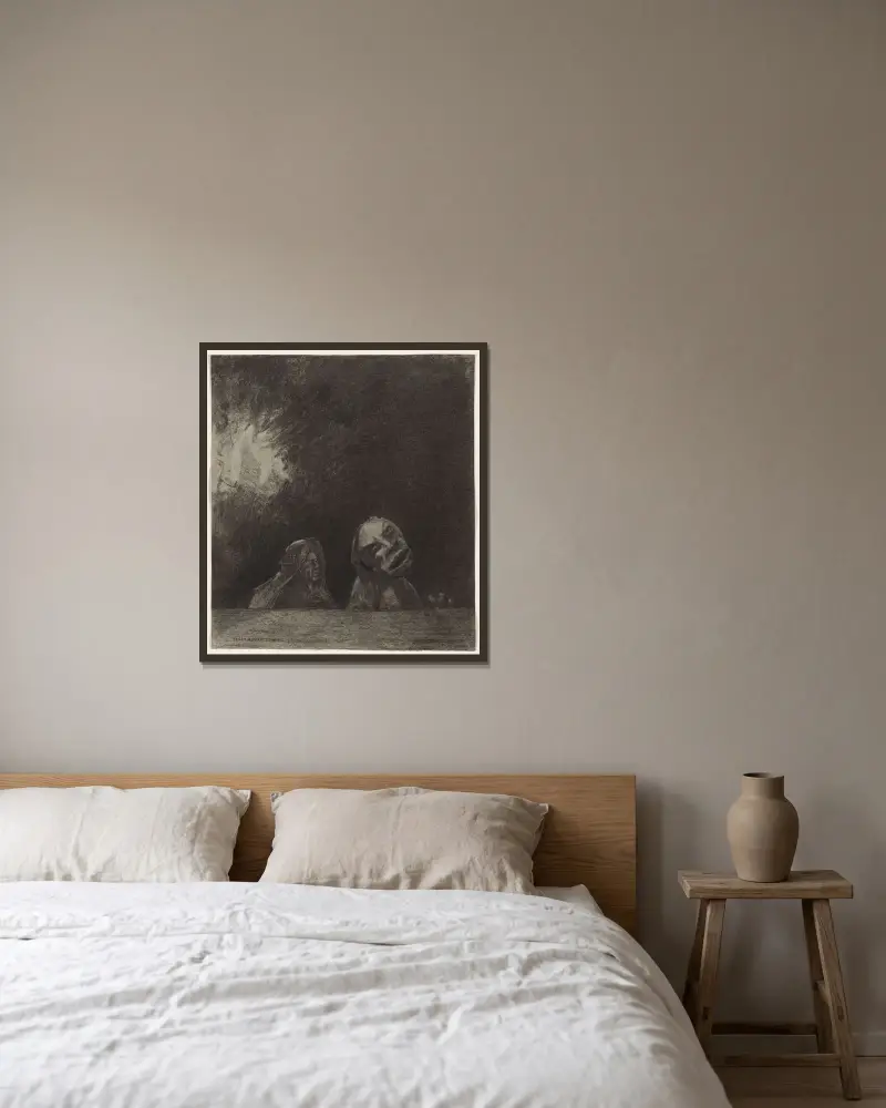 Quasimodo, Odilon Redon v rámu na stěně