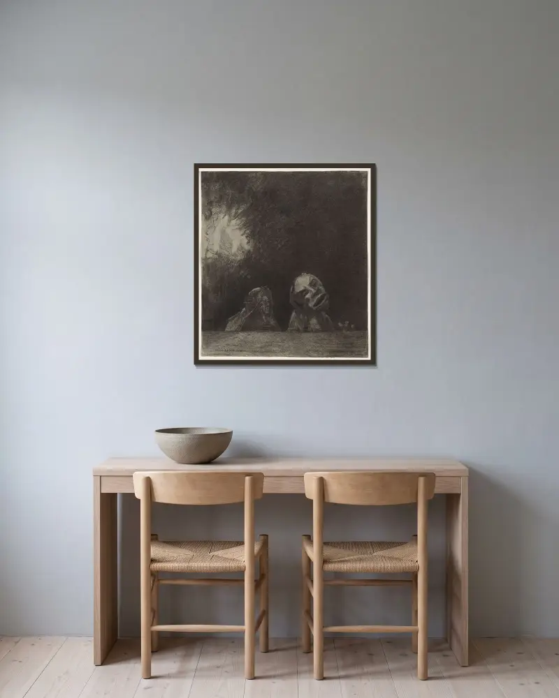 Quasimodo, Odilon Redon v rámu na stěně