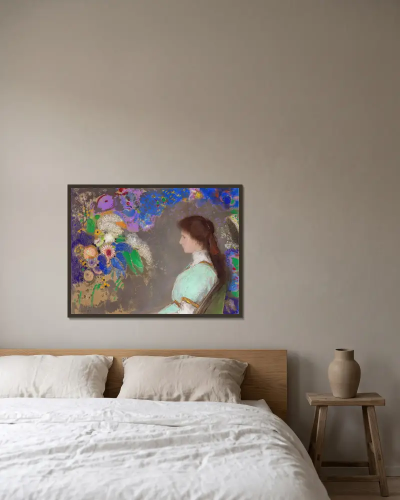 Violette Heymann, Odilon Redon v rámu na stěně