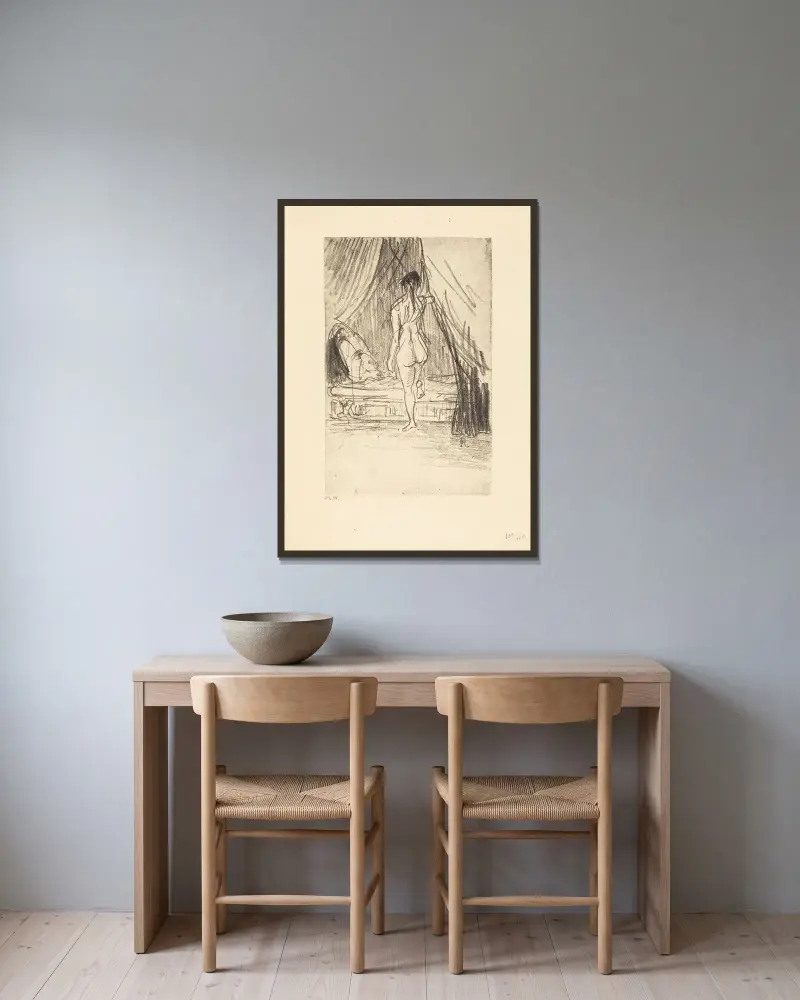 Volupte, Fantome Elastique!, Odilon Redon v rámu na stěně