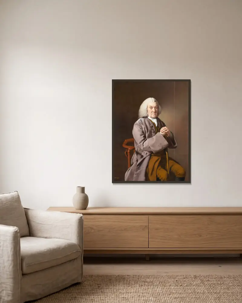 Richard Gildart von Joseph Wright of Derby gerahmt an einer Wand