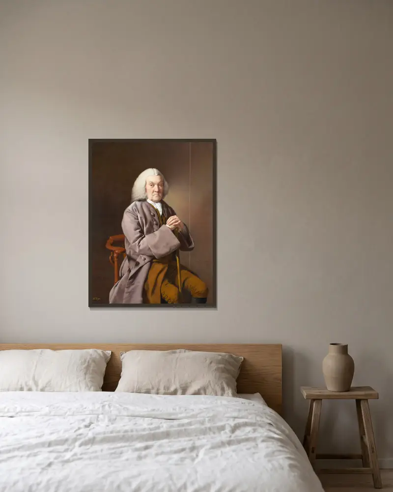 Richard Gildart von Joseph Wright of Derby gerahmt an einer Wand