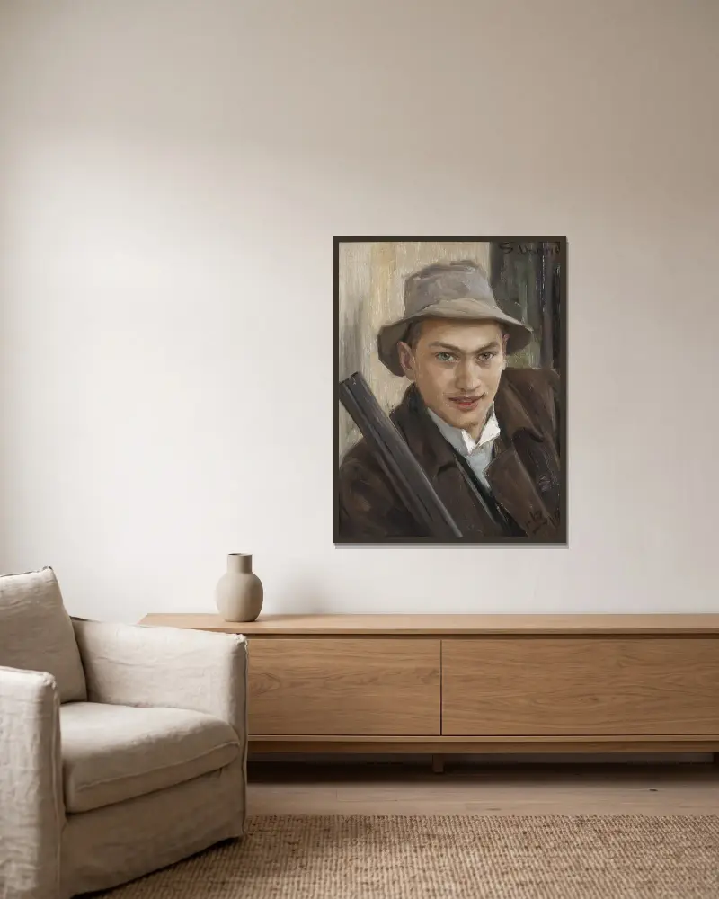 Sven Unander von Oscar Björck gerahmt an einer Wand