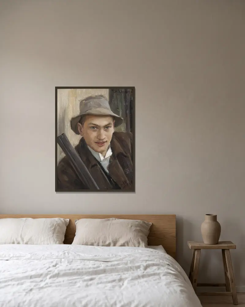 Sven Unander von Oscar Björck gerahmt an einer Wand