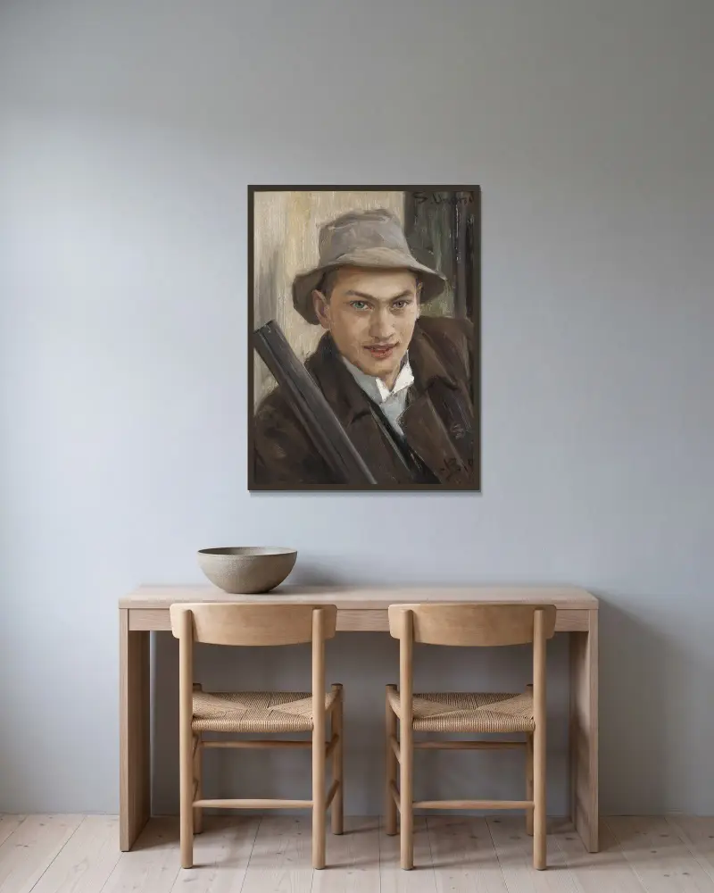 Sven Unander von Oscar Björck gerahmt an einer Wand