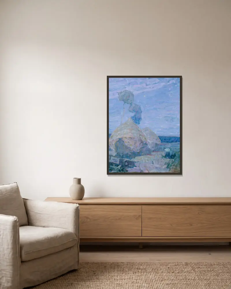 Höstackar von Henry Ossawa Tanner gerahmt an einer Wand