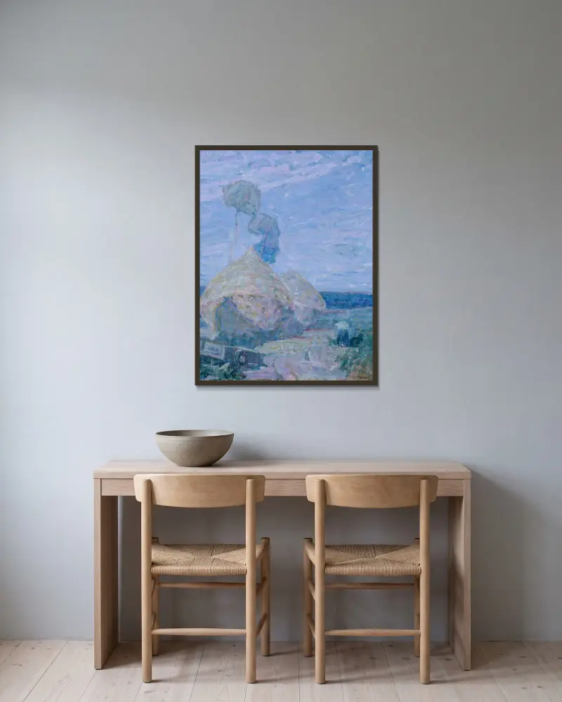 Höstackar von Henry Ossawa Tanner gerahmt an einer Wand
