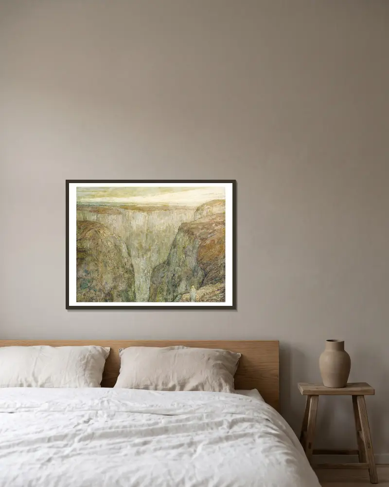 Der gute Hirte (Atlasgebirge, Marokko) von Henry Ossawa Tanner gerahmt an einer Wand